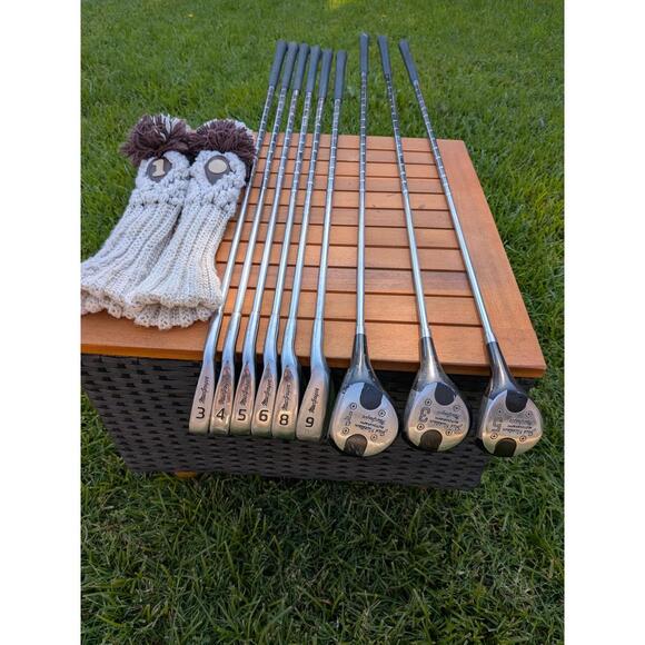 Vintage MacGregor Jack Nicklaus Signature Golf Club Set with Headcovers - Picture 1 of 9